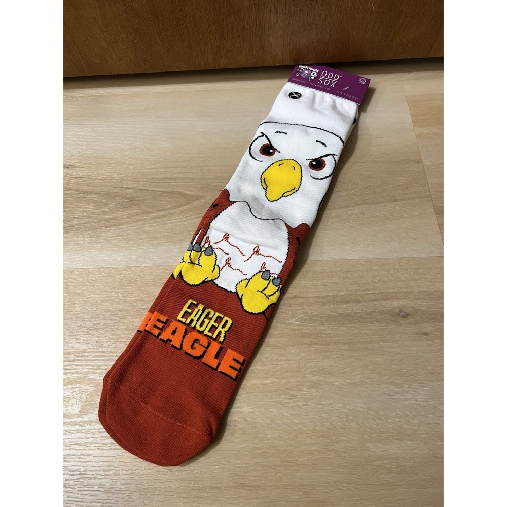 Odd Sox x VeeFriends Eager Eagle Novelty‎ Crew Socks Size 8-12 NWT Vee Friends